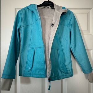 🩵EUC Snozu hooded jacket. Size 7/8.